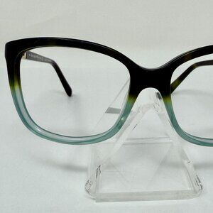 Kate Spade Kasie/S Hello Sunshine Square Eyeglass Frames – Black to Teal Ombre